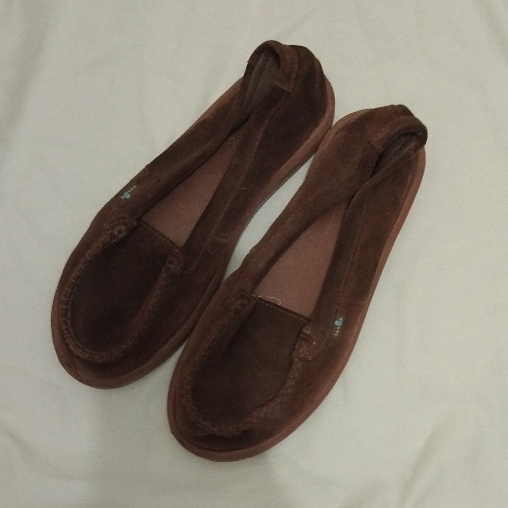Sanuk Yoga Paradise Brown Sz 8